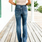 💎 50% REDUCERE ACUM! 👖Pantaloni din denim cu control pentru burtă și croială bootcut