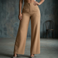 Pantaloni Casual pentru Femei, Culoare Uni, Cu Tăietură Largă