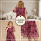 👗Elegant mare dimensiune vrac sifon imprimate rochii