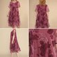 👗Elegant mare dimensiune vrac sifon imprimate rochii