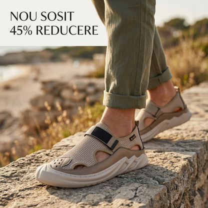 🌞Nou sosit 45% REDUCERE🏖️Sandale pentru bărbați, casual de vară, cu talpă moale și plase respirabile🌊