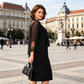 📢📢REDUCERE DE 40%!! ✨👗Rochii elegante negre cu mânecă 3/4 pentru femei