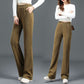 Femei Versatile Simple Stretch Elastic talie vrac largi pantaloni picior