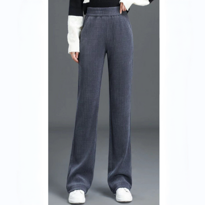 Femei Versatile Simple Stretch Elastic talie vrac largi pantaloni picior