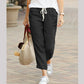 【M-3XL】💐 Pantaloni casual din in pentru femei, până la gleznă