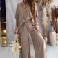 ✨2026 Produse noi💖Doamnelor Casual Loose Loose costum de culoare solidă