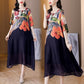 👗Femeii Elegant florale Plus Dimensiune rochii