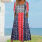 🌸 Rochie elegantă cu imprimeu boho pentru femei