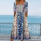 🌸 Rochie elegantă cu imprimeu boho pentru femei