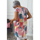 🦋✨ Rochie Femei Lejeră Imprimeu Fluturi Guler Rotund Lungime Genunchi – Confort și Stil În 3 Culori 🌿