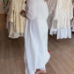 🔥🔥Costum casual din in de culoare solidă pentru femei