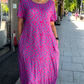👗 Rochie Florală pentru Mărimi Mari în Violet