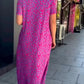 👗 Rochie Florală pentru Mărimi Mari în Violet