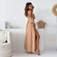 【💖2024 Produse noi】💃Femeii Elegant Sexy V gât Side Slit rochie