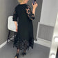 👗【M-3XL】Rochie florală cu mânecă lungă