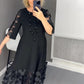 👗【M-3XL】Rochie florală cu mânecă lungă