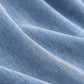 Palton din denim cu guler și model patchwork