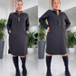 🍂Oferte speciale de toamnă🍂Rochie casual lejeră supradimensionată Midi-Length