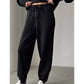 📦📦Set 2 piese sport casual pentru femei - bluză cu fermoar pe jumătate cu rever și jogger asortat