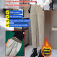 Pantaloni pentru femei cu talie înaltă, călduroși, căptușiți cu fleece sintetic👖