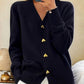 【S-XL】💖Femeii Casual Iarna Plain Yarn Lână Yarn Buton Cardigan