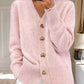 【S-XL】💖Femeii Casual Iarna Plain Yarn Lână Yarn Buton Cardigan