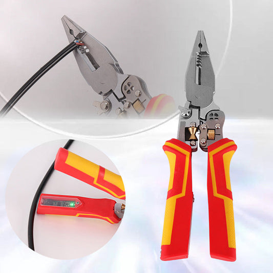 🧰Desfăcător de sârmă multifuncțional 8 în 1 cu măsurare a curentului