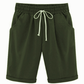 Plus Dimensiune culoare solidă Elastic talie talie vrac cropped pantaloni scurți