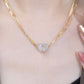 💝Reducere de 50%💝Colier magnetic cu inimă și diamante✨