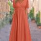 💖Rochie cu mânecă scurtă și decolteu în V