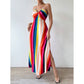 Rochie maxi tip cami cu imprimeu și fante laterale