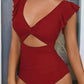 🌊👙Costum de baie sexy cu volane🏖️