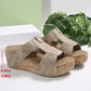 🔥 Sandale cu vârf de pește și toc gros pentru femei cu rivete 💥
