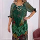 💝Rochie cu mâneci batwing în flori