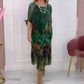 💝Rochie cu mâneci batwing în flori