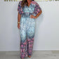 💃Femeii de moda vrac scurt maneca largă picior Jumpsuit🌷