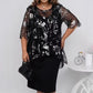 👗Chiffon moda fusta negru