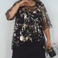 👗Chiffon moda fusta negru