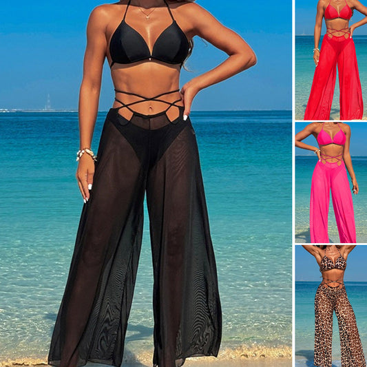 🔥VÂNZARE SPECIALĂ 2026💃✨Set de 3 piese: costum de baie sexy de plajă pentru femei