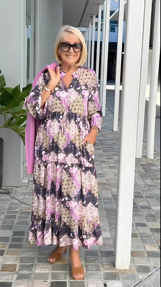 Rochii tunică de plajă cu volane, stil boho, mărimi mari