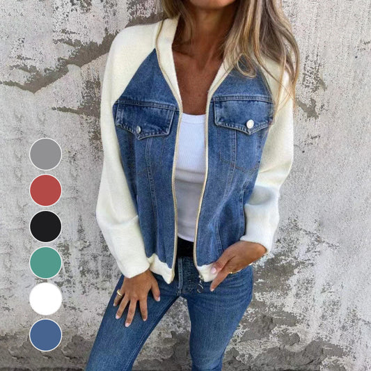 🔥Noua moda jacheta denim creative pentru femei
