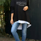 Fals set din două piese de tricou cu mânecă lungă
