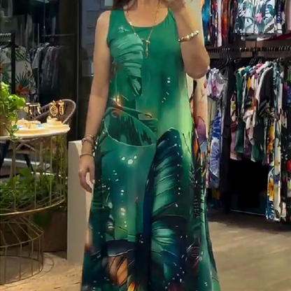 💖🎉🌹 Rochie sofisticată fără mâneci pentru femei🌸🥰