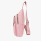🏆 Geantă crossbody unicolor cu broderie, sistem anti-furt, pentru purtare zilnică și călătorii