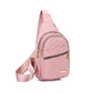🏆 Geantă crossbody unicolor cu broderie, sistem anti-furt, pentru purtare zilnică și călătorii