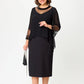 👗Rochii elegante negre cu mânecă 3/4 pentru femei