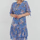 👗Rochie elegantă plisată cu mânecă scurtă și lungă🌸