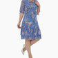 👗Rochie elegantă plisată cu mânecă scurtă și lungă🌸