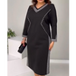 【S-4XL】🌺Rochie elegantă cu imprimeu patchwork