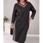 【S-4XL】🌺Rochie elegantă cu imprimeu patchwork